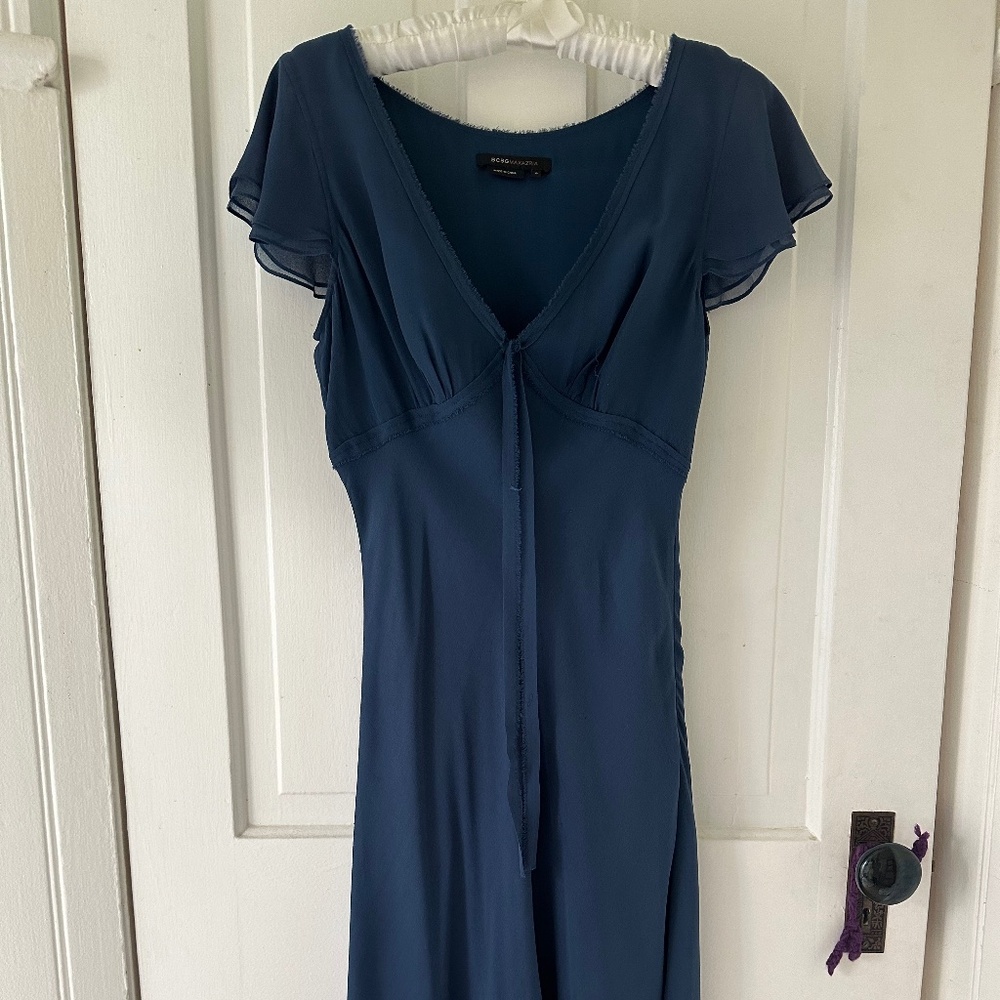 BCBG Max Azria Bias Cut silk dress